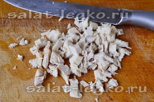 Салат оливки курица Салат оливки курица