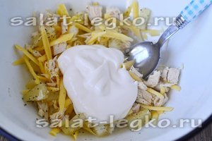 Добавляем майонез