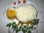 Салат "Овечка" на Новый год 2015