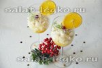 Десертный салат-коктейль из цитрусовых и фенхеля