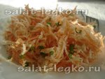 Салат из редьки и моркови