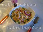 Салат из кольраби и моркови