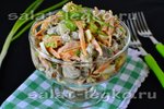 Салат из куриных желудочков