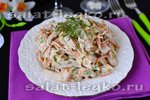 Салат с копченой курицей и корейской морковкой