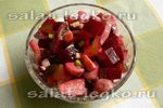 Салат из свеклы с грибами