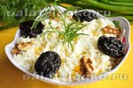 Салат "Нежность" с огурцом и копченой курицей