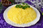 Салат «Снегурочка» с сайрой