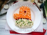 Салат "Варежка Деда Мороза"