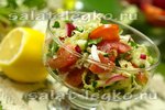 Салат с пекинской капустой и помидорами