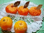 Салат "Новогодние мандаринки"
