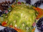Салат с кальмарами