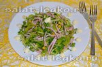 Салат «Свежесть» с ветчиной и овощами