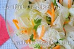 Салат из пекинской капусты с огурцом