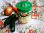 Салат из капусты с огурцами на зиму