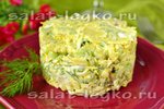 Салат со скумбрией холодного копчения