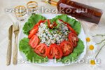 Салат с ветчиной и зеленым горошком
