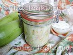 Кабачковый салат с морковью и майонезом
