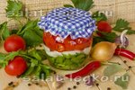 Салат из помидоров с сельдереем и луком на зиму
