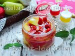 Салат с перцем, яблоками и луком на зиму