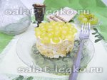 Салат с курицей и виноградом