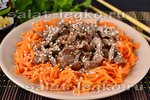 Тёплый салат "Корейский"