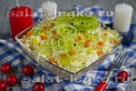 Салат с крабовым мясом, сыром