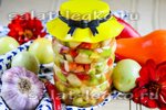 Салат "Бывалый" из зеленых помидор