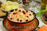 Квашеная капуста с клюквой и медом