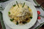 Салат с савойской капустой и курицей