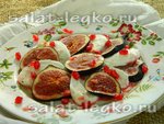 Закуска из инжира и моцареллы "Капрезе"