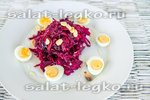 Сладкий салат из свеклы