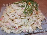 Салат с пекинской капустой и кукурузой