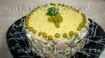 Салат "Оливье" с яблоками