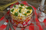 Салат «Нежный» с крабовыми палочками