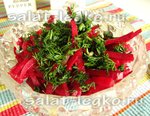 Салат из свеклы с жареным луком