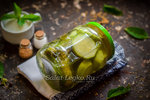 Хрустящие маринованные кабачки с огурцами на зиму