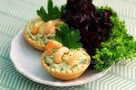 Очень вкусные тарталетки с авокадо и креветками