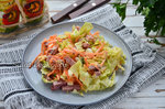Салат "Мужской каприз" с говядиной и корейской морковью