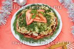 Салат с фасолью и помидорами