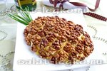 Салат «Ананас» с ветчиной и грецкими орехами