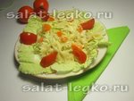 Постный салат без растительного масла