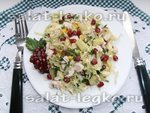 Салат из пекинской капусты с курицей и гранатом