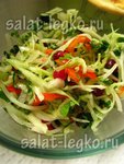 Салат из капусты с клюквой