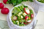Салат с яйцом и овощами