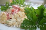 Салат из кабачков с сыром и помидорами