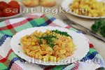 Острый салат из кабачка и моркови со сметаной